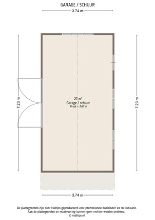 Floorplan - Middelkoop 58, 4245 TV Leerbroek